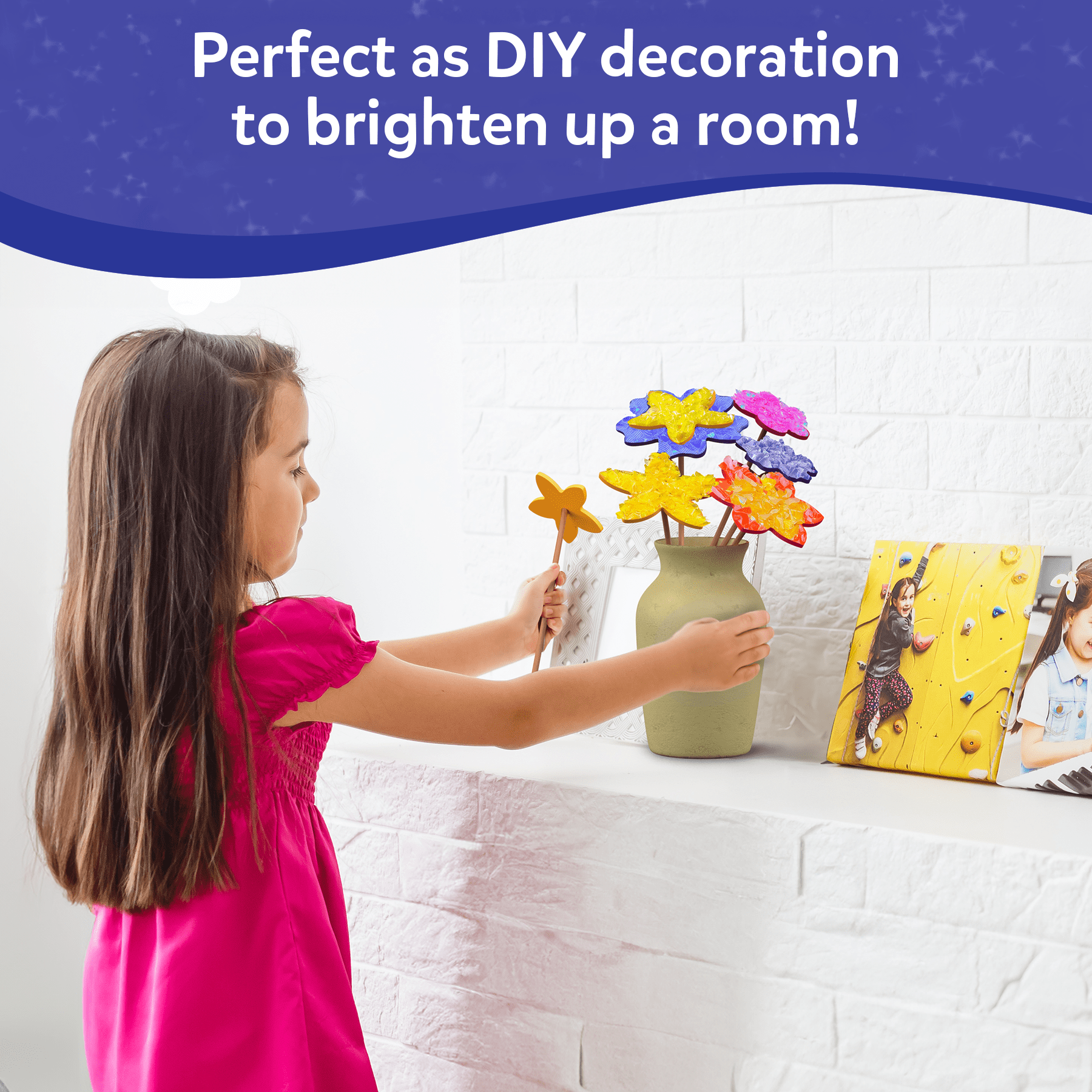 Skillmatics Poke-in Art - Flower Bouquet, Mess-Free Creative Activity, DIY Craft Kits,  Gifts for Girls & Boys Ages 4 and up