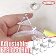 thumbnail image 1 of Cqxid DIY Knitting DIY Under $10 Adjustable Knitting Loop Crochet Loop Knitting Accessories Knitting Ring 5PC, 1 of 9