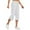 White, variant on Crop Pants For Women Casual Dgankt Women's Drawstring Large Color Casual Versatile Loose Bottom Pants On Clearance