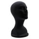 thumbnail image 2 of 2x Cabeza De Maniquí De Espuma Para Hombre Modelo De Sombrero Soporte De Exhibición Negro Práctico Altura 32 Cm, 2 of 8
