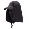 thumbnail image 1 of Chapeau de Visière de Sport Extérieur Randonnée Protection Visage Cou Pêche Protection Solaire, 1 of 7