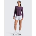 thumbnail image 3 of CRZ YOGA Lightweight Long Sleeve Workout Shirts for Women Gym Running Tshirts Athletic Training Tops, 3 of 5