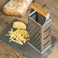 thumbnail image 5 of Twine Acacia Wood Handled Cheese Grater, Citrus Zester for Kitchen Home Bar, 5 of 7