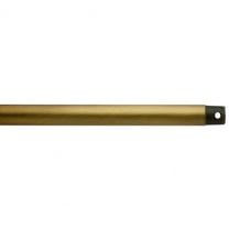 360001NBR-Kichler Lighting-Downrod - Climates - Downrod for use with Kichler Fans-18 Inch Down Rod Length-Natural Brass Finish