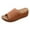 Brown, variant on Platform Wedge Sandals for Women 2025 Bohemian Slip on Shoes Comfort Footbed Slides