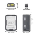 thumbnail image 3 of Lampe Frontale pour Aventures en Plein Air Mains Libres Faisceau Lumineux USB‐C Rechargeable Phare Léger Camping Randonnée Course de Nuit, 3 of 7