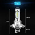 thumbnail image 3 of 6 faros LED H7 de 6000 K, superblancos, 110 W, 8000 LM, kit de luces antiniebla, bombillas, luz de cruce, 3 of 5
