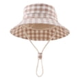 thumbnail image 2 of Gorro Bamery para bebés pequeños con protección UV, 50 cm, celosía caqui, 2 of 6