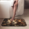 thumbnail image 3 of 1pc Three Rabbits Absorbent Non-Slip Bathroom Thickened Flannel Rug Decor,Soft,Quick Drying,Suitable For Indoor/outdoor Use,Bathrooms,Bedrooms,Kitchens,Terrace,Laundry Rooms,16"x24", 3 of 9