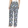 thumbnail image 3 of Naloa Cute Rabbit Print Women’s Ultra-Soft Comfy Pajama Lounge Pants with Pockets & Drawstring, 3 of 8