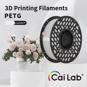 CaiLab PETG 3D Printer Filament 1.75mm, High Strength, High Temp Resistance, Low Shrinkage, For Functional Parts & High-Speed FDM Printing, 1KG Spool, Black
