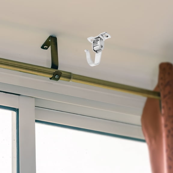 WEUVEB 2Pcs Stainless Steel Ceiling Hook Brackets for Hanging Bird Feeders and Plants