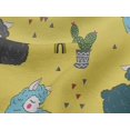 thumbnail image 5 of oneOone Tissu Jersey Viscose Jaune Kawai Matériel de Robe Tissu Imprimé Tissu au Mètre 60 Pouces de Large-R2, 5 of 5