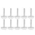 thumbnail image 4 of 10 niveles de patas ajustables de PP, de hierro, con tornillos, de fácil manejo, para cabeceros de muebles., 4 of 14