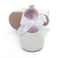 thumbnail image 5 of Yoyauz Baby Girl Mary Jane Shoes Anti Slip Rubber Sole Ballet Slippers Princess Dress Wedding Shoes Newborn Kids Shoes Toddler Shoes（0-12 Month）, 5 of 11