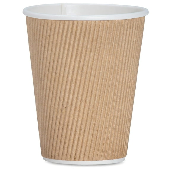 GJO11260CT Insulated Ripple Hot Cup, 12-Ounce Capacity,(Pack of 500),Brown