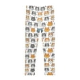 thumbnail image 4 of joogoo Girls' Leggings Cats Hearts Yoga Pants 7-8T, 4 of 8