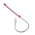 thumbnail image 1 of Bewildely Luz de libro de PC de Metal con estilo, 10 cuentas, LED colorido, Flexible, ajustable, interfaz USB, dormitorio de casa, ordenador, portátil, Iluminación y accesorios Rojo Bewildely HA072663-06, 1 of 6