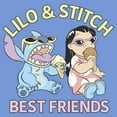 thumbnail image 2 of Boy's Lilo & Stitch Ice Cream & Best Friends  Performance Graphic Tee Royal Blue Heather Large, 2 of 4