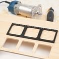 thumbnail image 3 of 86 Type Wire Box Template Electrical Outlet Installation Aids for Line Drawing Three holes, 3 of 9
