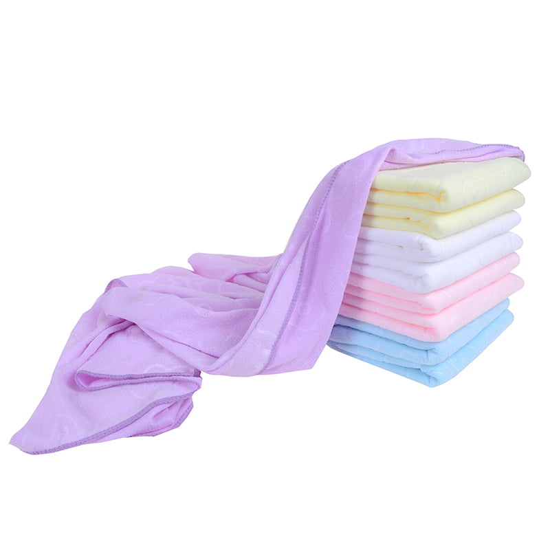 Details about   1Pc 140*70Cm Soft Microfiber Baby Kids Bath Towels Washcloth Home Beach*AU 