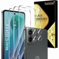 thumbnail image 1 of ccwonima (3+2 Pack) Designed for Motorola Moto G 5G 2024 Tempered Glass Screen Protector + Camera Lens Protector,[3D Touch][Bubble-Free][Anti-Scratch] Screen Protector Glass For Motorola G 5G 2024, 1 of 1