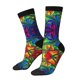 thumbnail image 1 of Balery Pride Rainbow Calcetas Largas con Estampado para Hombre y Mujer – Suaves y Transpirables, Talla Única (US 5-11), 1 of 6