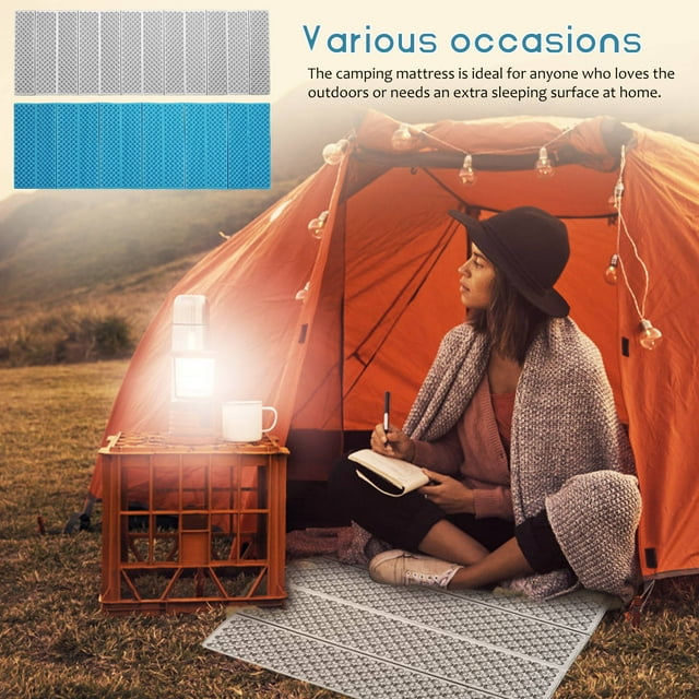 Nestingho Colchoneta Plegable Para Camping En Espuma De Cerrada Aislante Color Gris