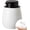 White-black Pump, variant on Qczoyp Ceramic Foaming Soap Dispenser, 14Oz Foam Hand Soap Dispenser with Black Pump,Refillable Lotion Soap Dispenser, Dish Soap Dispenser for Kitchen (Brown-Black Pump)
