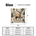 thumbnail image 5 of Elk Deer Luxurious Velvet Throw Covers Pillow Inserts - Set of 2 Throw Pillows with Unique Patterns - 16x16, 18x18, 20x20 Inches for Home Decor and Gifts, 5 of 6