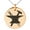 Rose, variant on Stainless Steel Hephaestus Greek God of Blacksmith & Fire Engraved Small Medallion Circle Charm Pendant Necklace