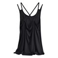 thumbnail image 3 of JDEFEG Camisole Tops for Women Simple Women's Scoop Neck Sleeveless Knit Ribbed Fitted Casual Crop Tank Top Workout Camisole Tops for Women Undershirts Black Size Xl, 3 of 5