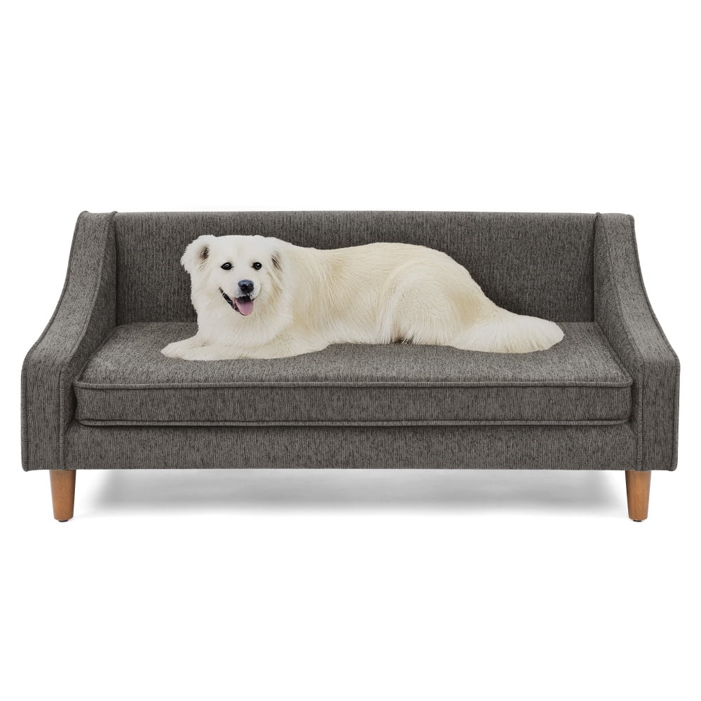 Orthopedic Elevated Dog Bed – High-Density Foam / Waterproof & Anti-Scratch Removable Cover, Gray