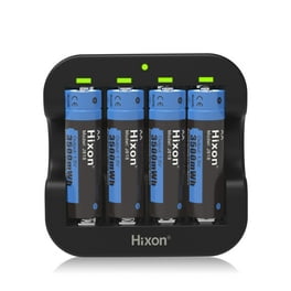 Hixon AA Size Button Top 3500mWh 1.5V 4 Pack Battery Kit