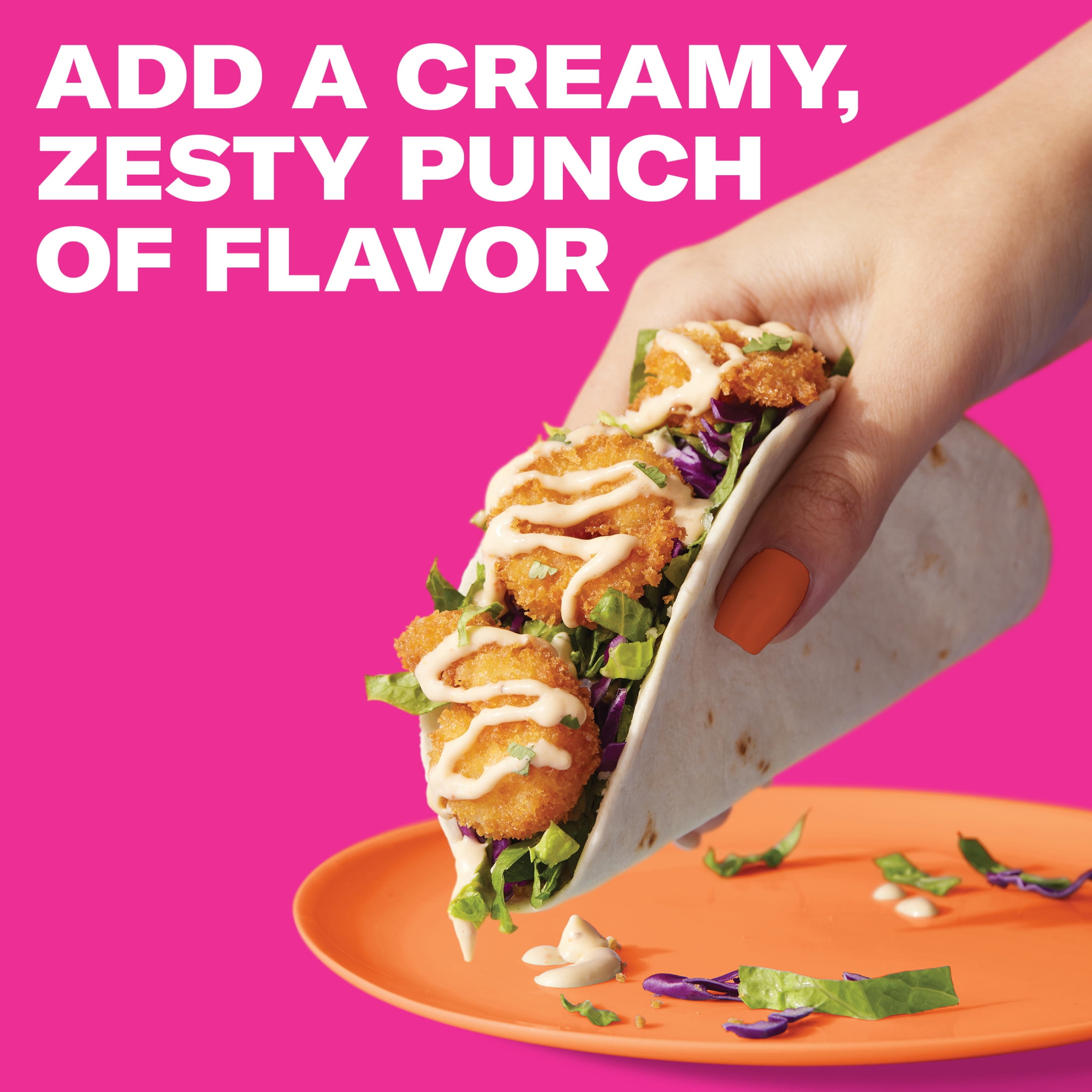 Taco Bell Creamy Baja Sauce, 12 fl oz Bottle