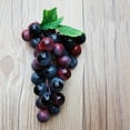 thumbnail image 5 of Bwiyojiz Home Decor Purple Green Rubber Grapes Elastic Soft Artificial Grape Fake Lifelike for Party Pub Cabinet Ornament Garden Wedding, Gifts for Women, 5 of 6