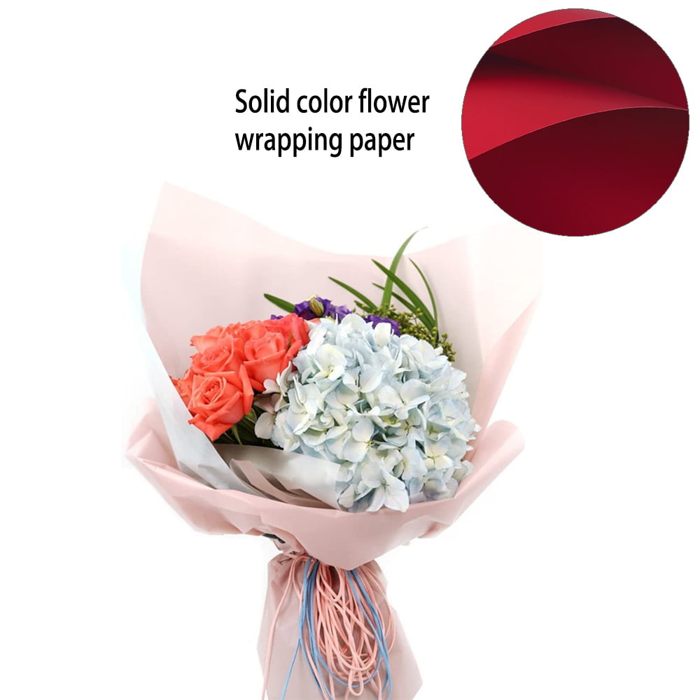 Flower wrapping paper, flower shop paper, waterproof wrapping paper,  wrapping paper,red,F29594 
