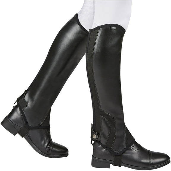 Saxon Syntovia Half Chaps, Ladies, Black Size: XSmall