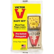 Victor Pest Easy Set Mouse Trap Set of 2 [Set of 5] Amount: 4