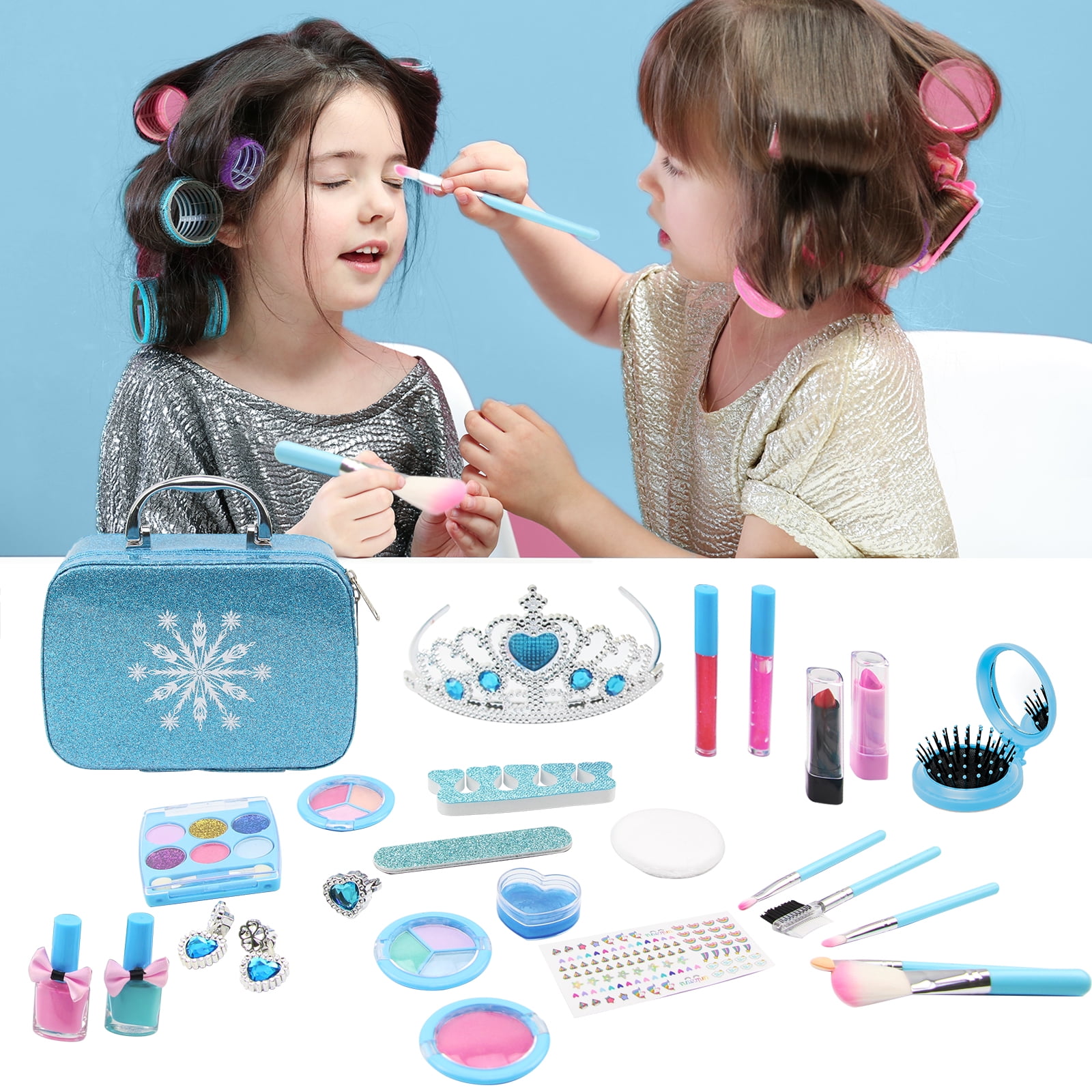slot høst Fra Kids Makeup Kit for Girl Toys,Washable Children Makeup Set, Real Play Makeup  Toys for Girl, Pretend Makeup Kit Princess Girls Gift Toys with Cute  Cosmetic Case for 3-12 Years Old Girls. -