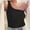 Black, variant on SNKSDGM Female Racerback Tank Tops for Women Cotton Ribbed Tank Tops for Women Small Round Neck Women's Solid Color Short Bustier One Shoulder Camisole Tank Top T Shirt Stylish Casual Crop Top L