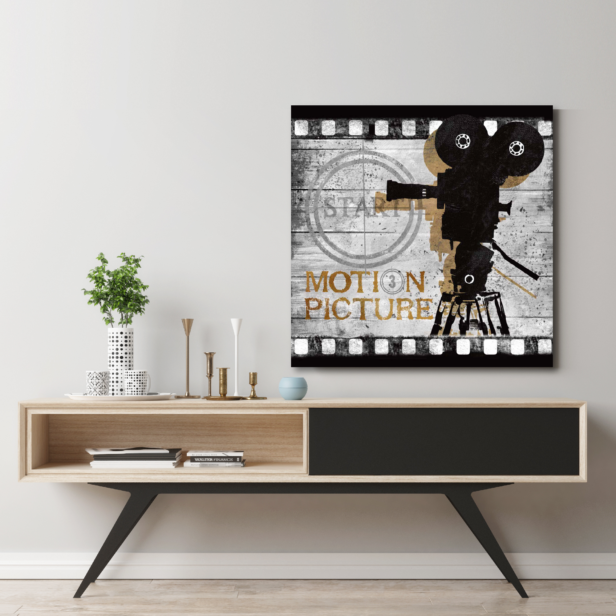 Movies I Gallery-Wrapped Canvas Wall Art, 16x16