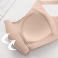 thumbnail image 6 of Aezemi Women Plus Size Wireless Bra, Breathable Full Coverage Push up Support T-Shirt Brassiere, No Underwire Adjustable Straps Bralette for Older Women 42, 6 of 9