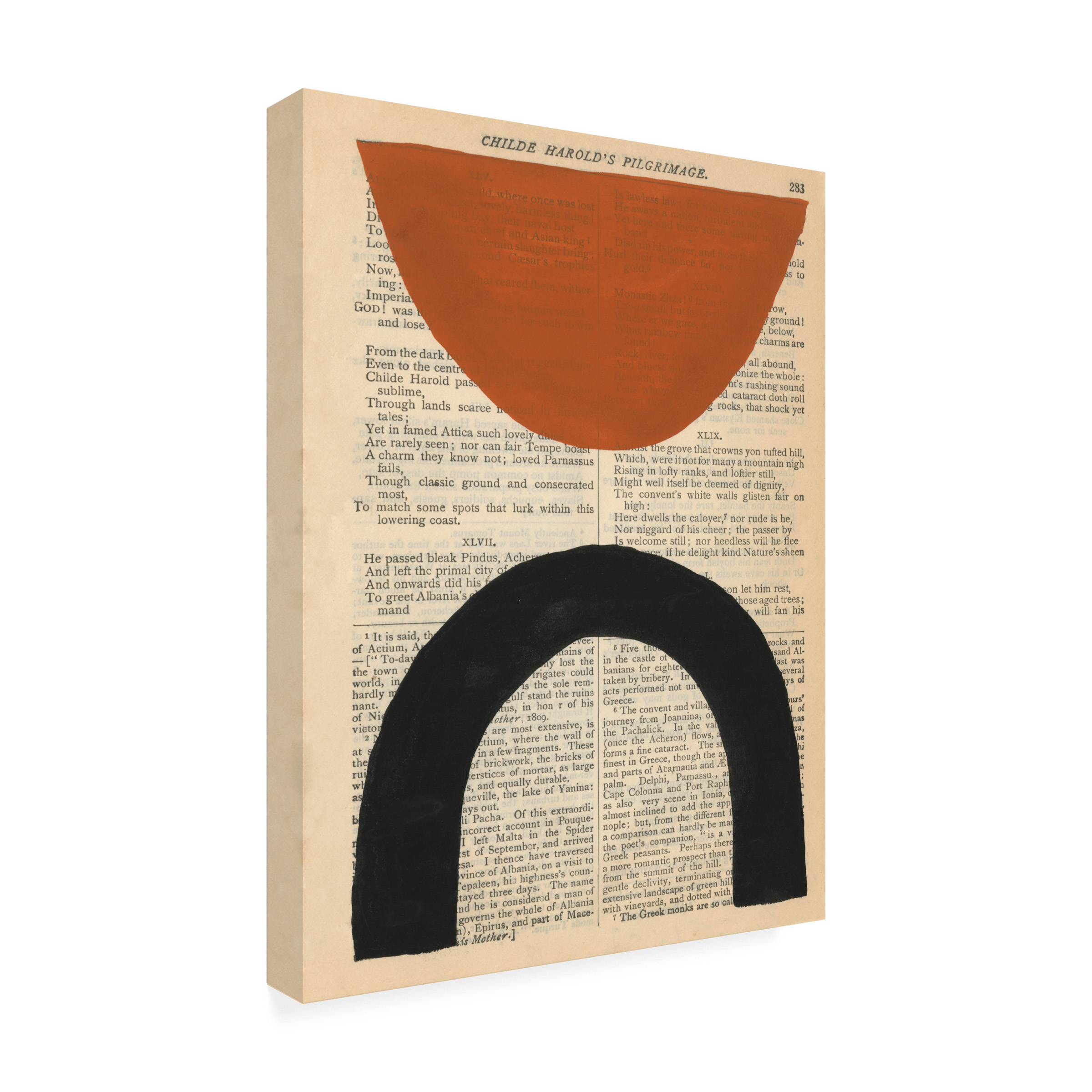 Renee W Stramel 'Modern Prose I' Canvas Art