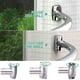 thumbnail image 4 of Barra para cortina de ducha PrettyHome, ajustable, curva, 96 — 183 cm, 4 of 7