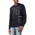 thumbnail image 1 of Heritage America Mens Denim Graphic Sweatshirt (Blue, XL), 1 of 2