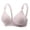 Light Ashy, variant on Soft Skin-Friendly Cotton Wireless Bra for Women Breathable Thin Padded Everyday Bralette Adjustable Straps Wire Free Brassiere Beige 2XL