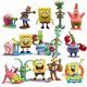 thumbnail image 2 of Un conjunto de figuras de Bob Esponja de 2 a 7 cm, muñecos de anime kawaii, decoración para hornear pasteles, adornos de Patricio y estrellas, regalos de cumpleaños para niños, 2 of 5