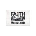 thumbnail image 1 of MKHERT Christian Biblical Lettering Matthew Faith Can Move Mountains Doormat Rug Home Decor Floor Mat Bath Mat 23.6x15.7 inch, 1 of 3