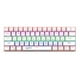 thumbnail image 1 of Teclado Irfora V900 Teclado mecánico compacto de 61 teclas con cable Teclado retroiluminado RGB Teclado N Tecla Rollover Interruptor azul Teclas de doble disparo, Blanco Irfora Teclado, 1 of 2